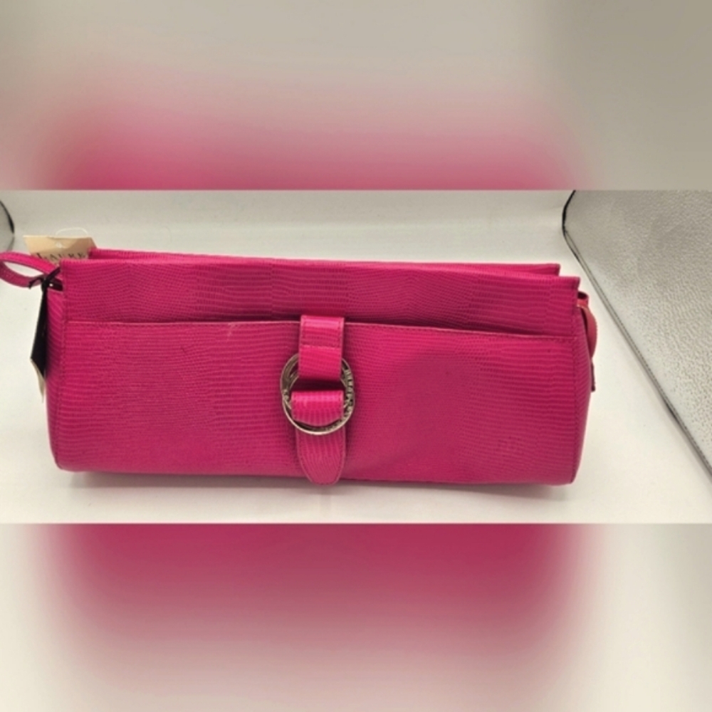 90's Ralph Lauren Hot Pink Clutch